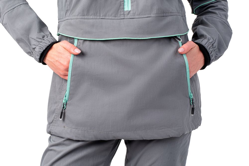 Костюм женский «Элит Барьер NEW» (смесовая, светло-серый, мята) Орион