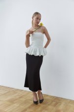 Корсет с драпировкой