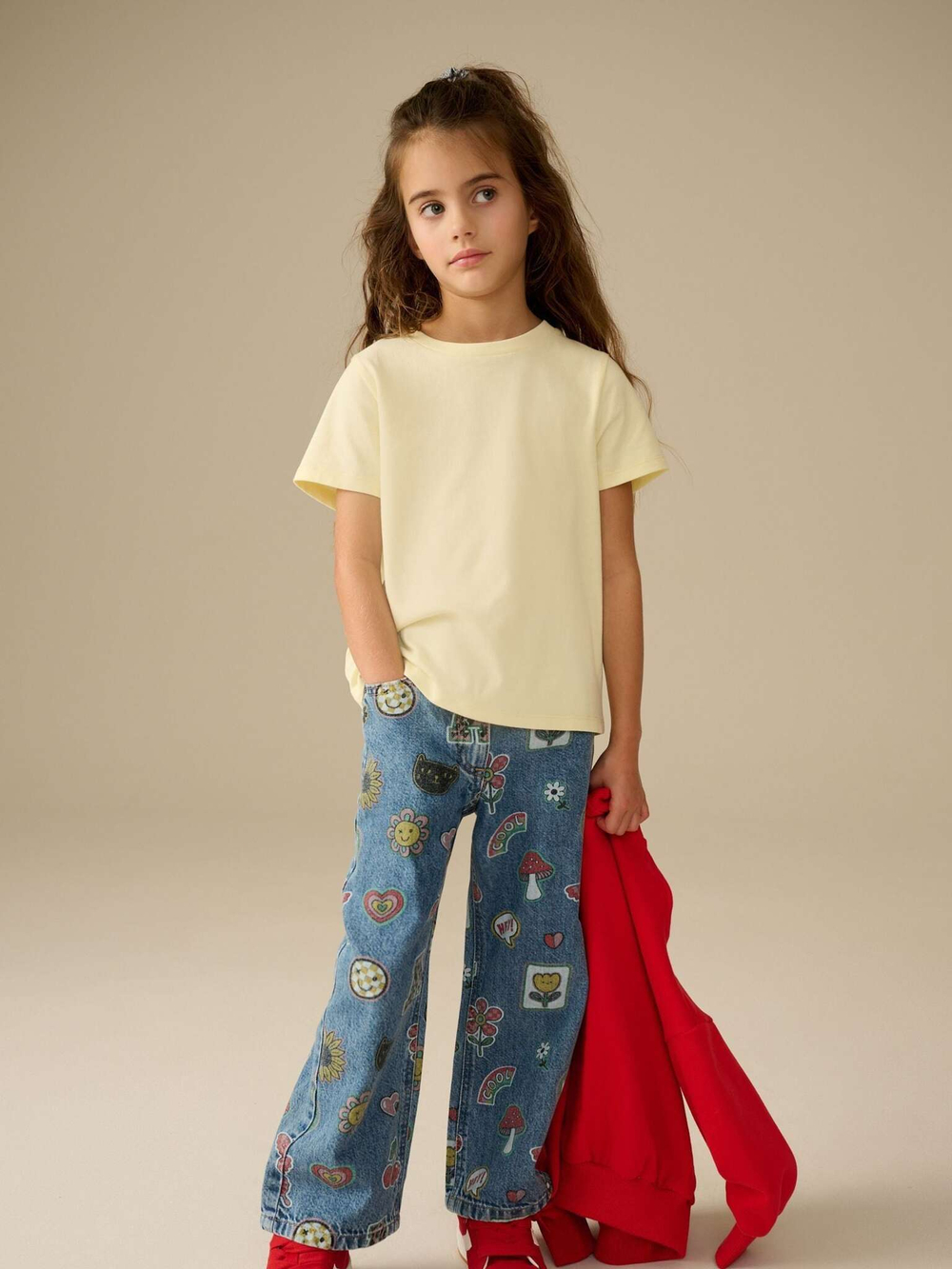 Футболка для девочки Next E44-322, Светло-желтый