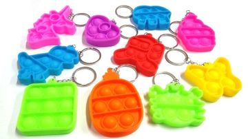 Вечная пупырка POP IT антистресс МИНИ БРЕЛКИ в ассортименте