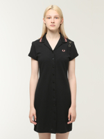 Платье-поло Кор. Рукав Button-thru Pique Shirt Dress