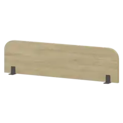 Экран радиусный для стола НТМЭ-120  1200x25x350 Аргентум-МП