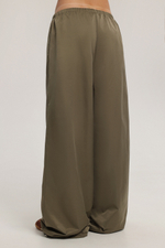 Брюки из плащёвки на кулиске