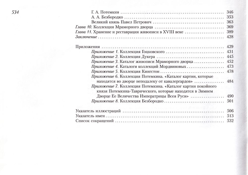 История коллекционирования живописи в Санкт-Петербурге в XVIII веке