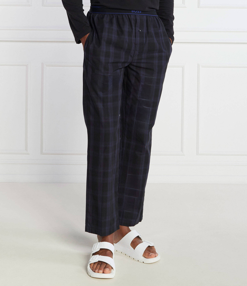 Пижамы Urban Long Set BOSS BLACK - темно-синий(50501819)