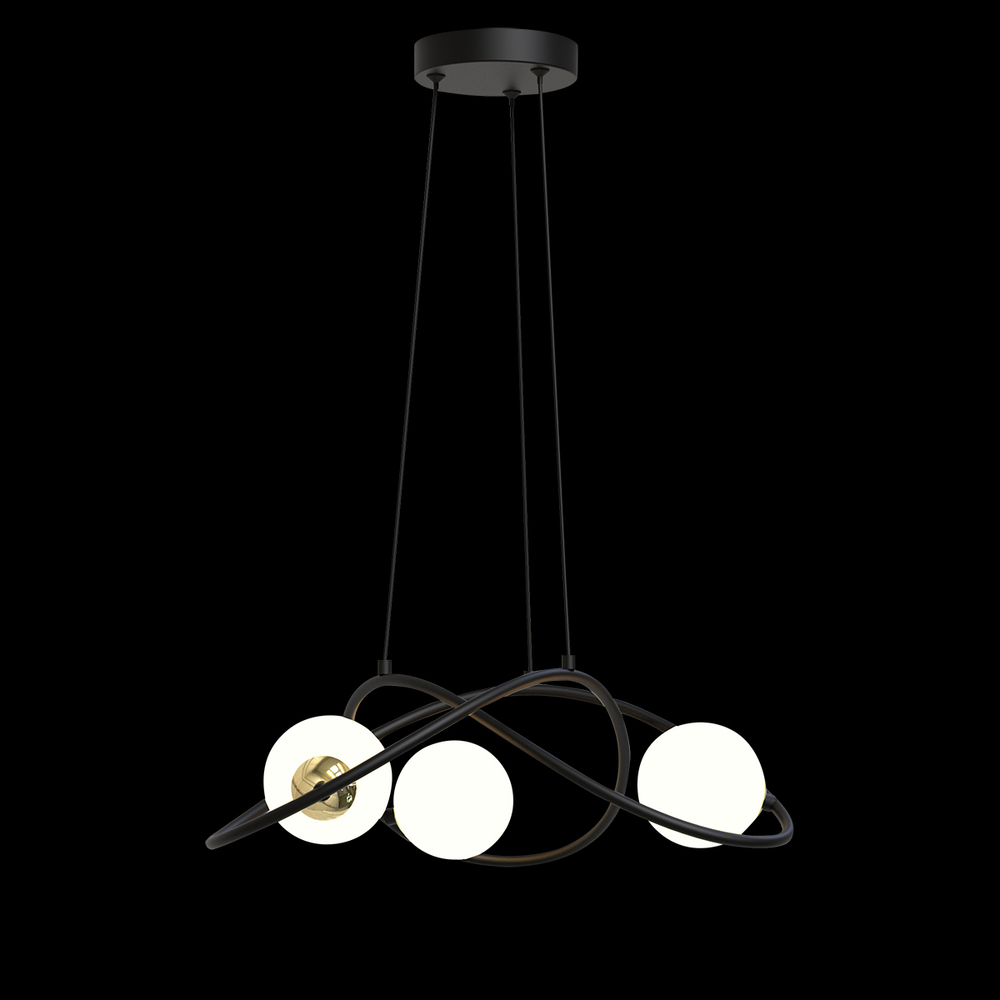 Люстра P0691-3A black