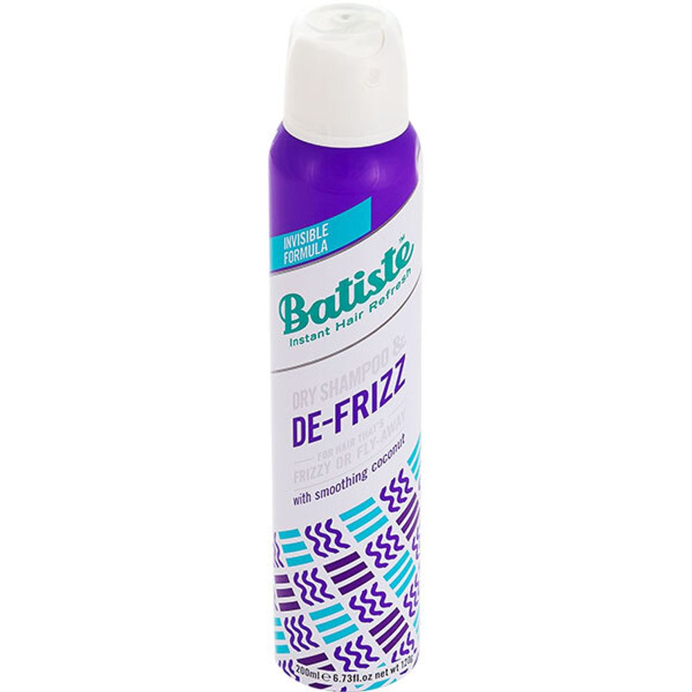 Batiste De-Frizz - Сухой шампунь для непослушных и вьющихся волос 200 мл