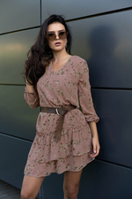 D104 Provena sukienka Pink Merribel