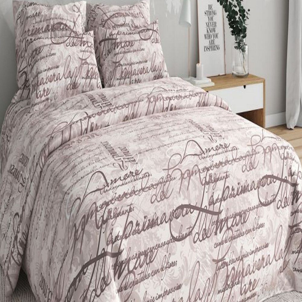 Комплект постельного белья "ВЛ. ПИСЬМА К МОРЮ", бязь Премиум, 100% хлопок, Россия.