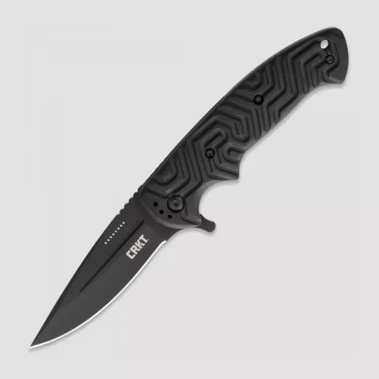 Складной нож CRKT Acquisition Flipper CR/2037 c клинком из стали 8Cr13MoV, рукоять GRN