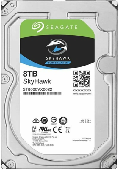 Жесткий диск Seagate SkyHawk 8 ТБ ST8000VX0022