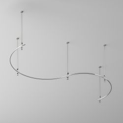 Шинопровод магнитный накладной/подвесной Maytoni Flarity TRX154-2SR-D1500-PT