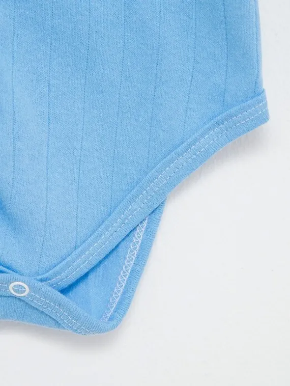 Боди детское, цвет голубой, рост 80 см