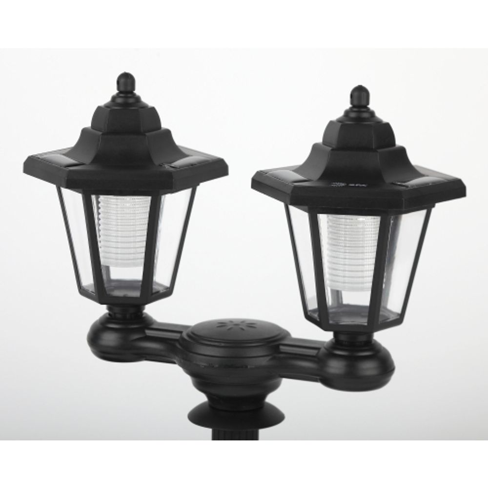 Светильник уличный ЭРА ERASV01-01 садовый настенный на солнечной батарее пластик черный 150 см | Садовые декоративные светильники