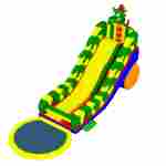 Надувная водная горка с бассейном «Драконий спуск», 17*6*9 м