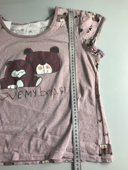 Футболка для дома, визуально на 44 размер