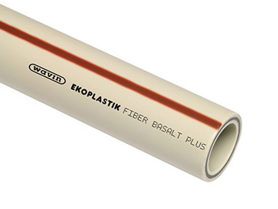 Труба Ekoplastik Wavin Fiber Basalt Plus S 25 мм. полипропиленовая (1 м)