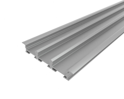 Профиль врезной алюминиевый тройной LC-LPV-0956-2 Anod