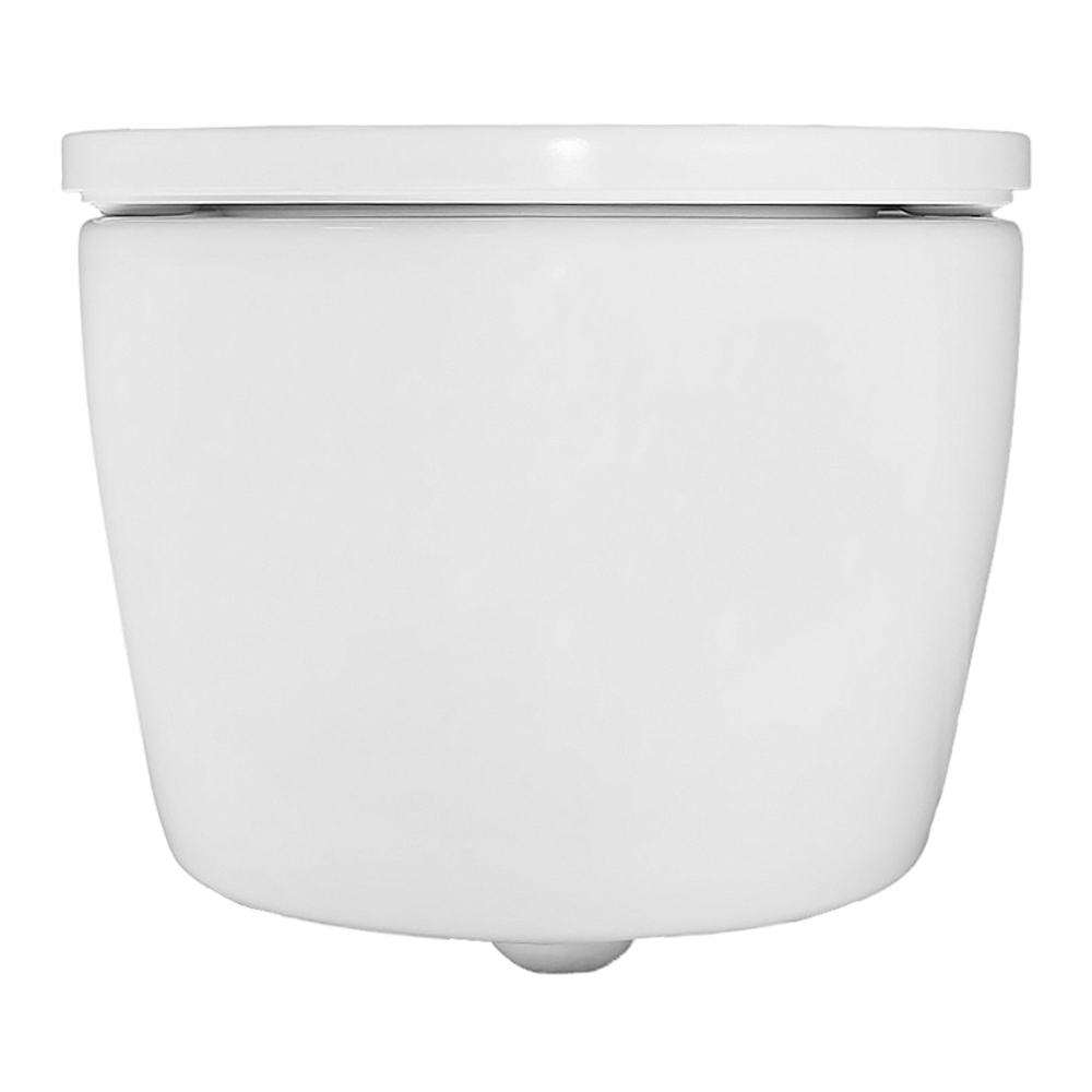 Унитаз подвесной Azario NEMI 530х360х360 безободковый, система слива "скрытое Торнадо", с быстросъемным сиденьем микролифт (AZ-1293WH)