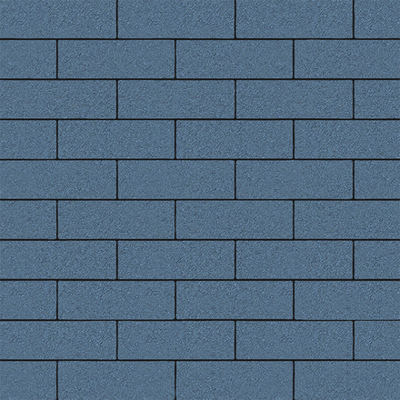 Тротуарная плитка ПРЯМОУГОЛЬНИК 300х100 мм - Стандарт Синий