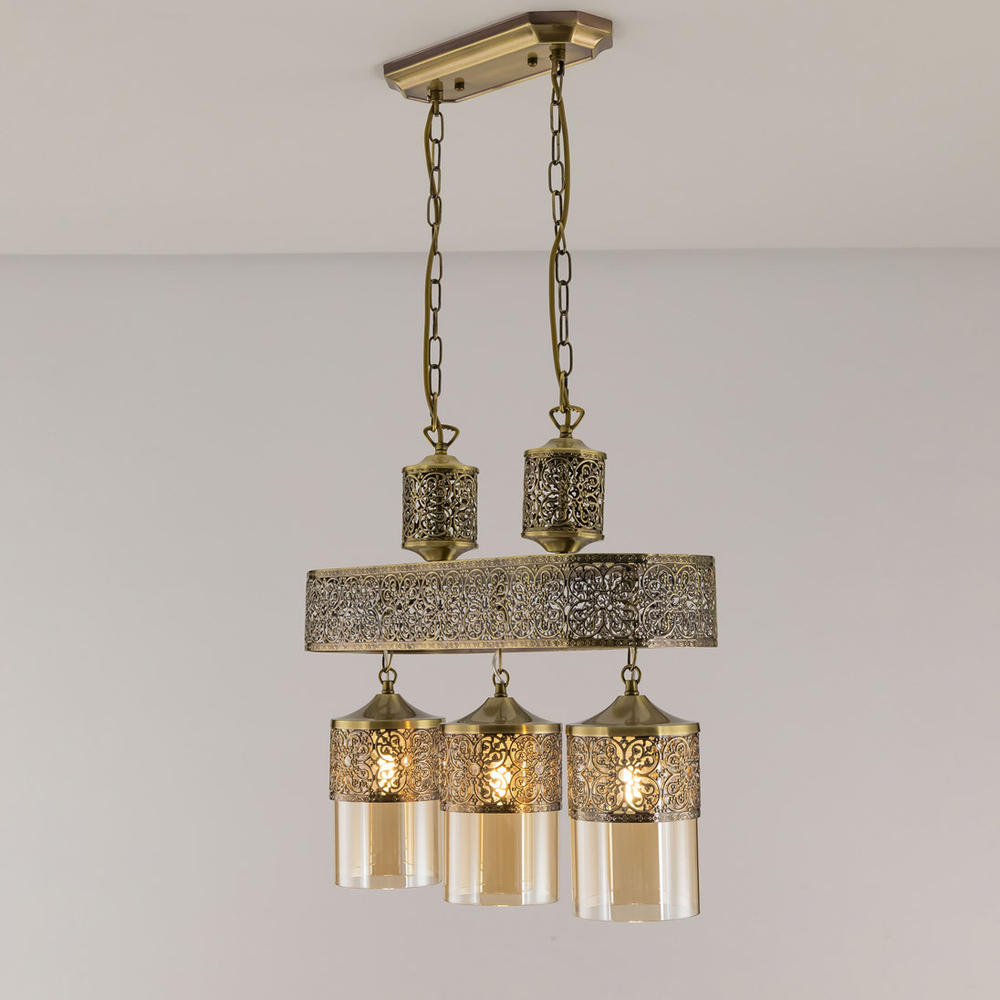 Citilux Эмир CL467233 Люстра подвесная Бронза