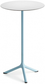 Стол ламинированный барный складной Scab Design Tripe Folding, голубой, белый