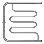 Полотенцесушитель MIXLINE SIMPLE PM2 60х60 1''