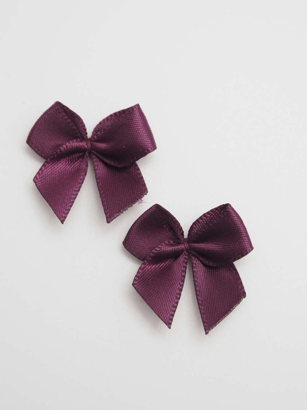 Бантик пришивной слива 2.5 см, 3 см