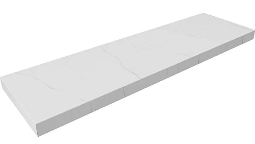 Столешница Armadi Art FLAT CALACATTA 869-160-CLCT 160 белый мрамор