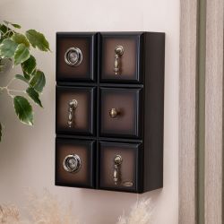 Полка - ключница Пандора Орех Оберджин Шоколад