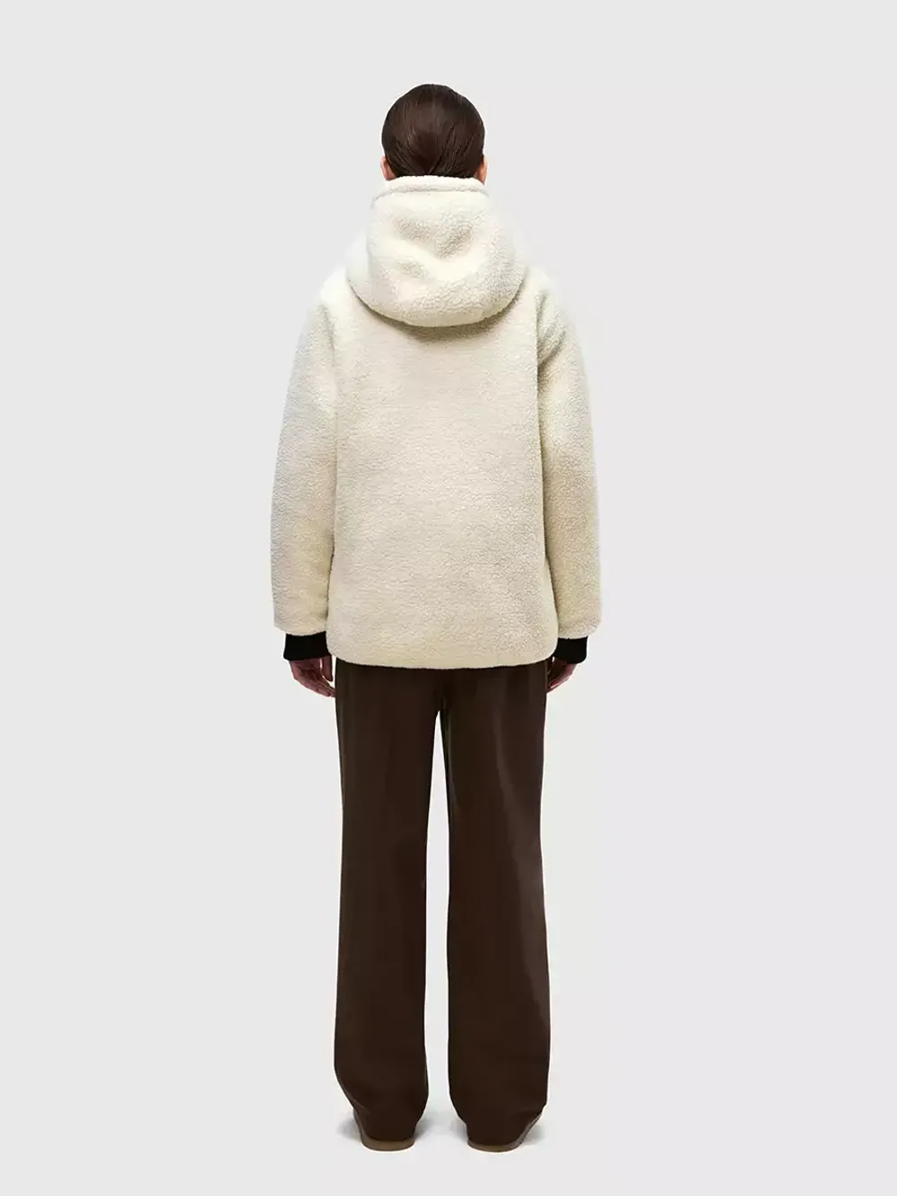 Куртка женская из "пушистого" флиса ICHA NORPPA слоновая кость