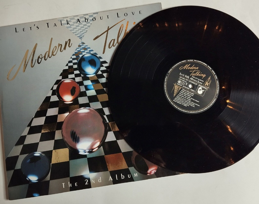 Винтажная виниловая пластинка LP Modern Talking Lets Talk About Love (The 2nd Album) (Germany 1985) Cheri Cheri Lady