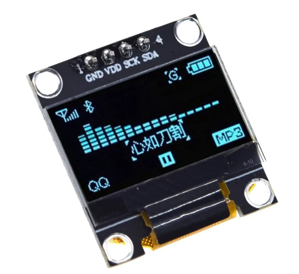 128X64, OLED Дисплей для Arduino 0.96 "I2C IIC SPI