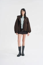 Куртка из жатой плащёвки