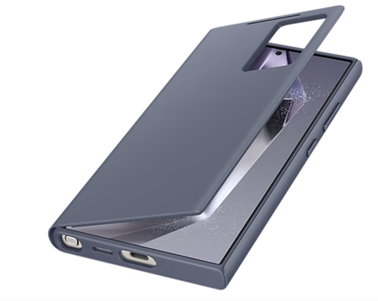 Чехол Книжка Smart View Wallet Case S24 Ultra( Фиолетовый)