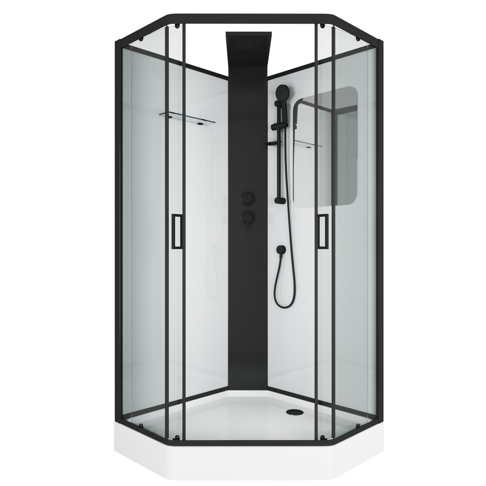 Душевая кабина Grossman (Гроссман) Elegans GR250D (100х100х217), с низким поддоном