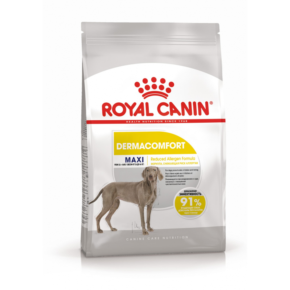 Royal Canin Maxi Dermacomfort Корм сухой для взрослых собак крупных размеров 10кг