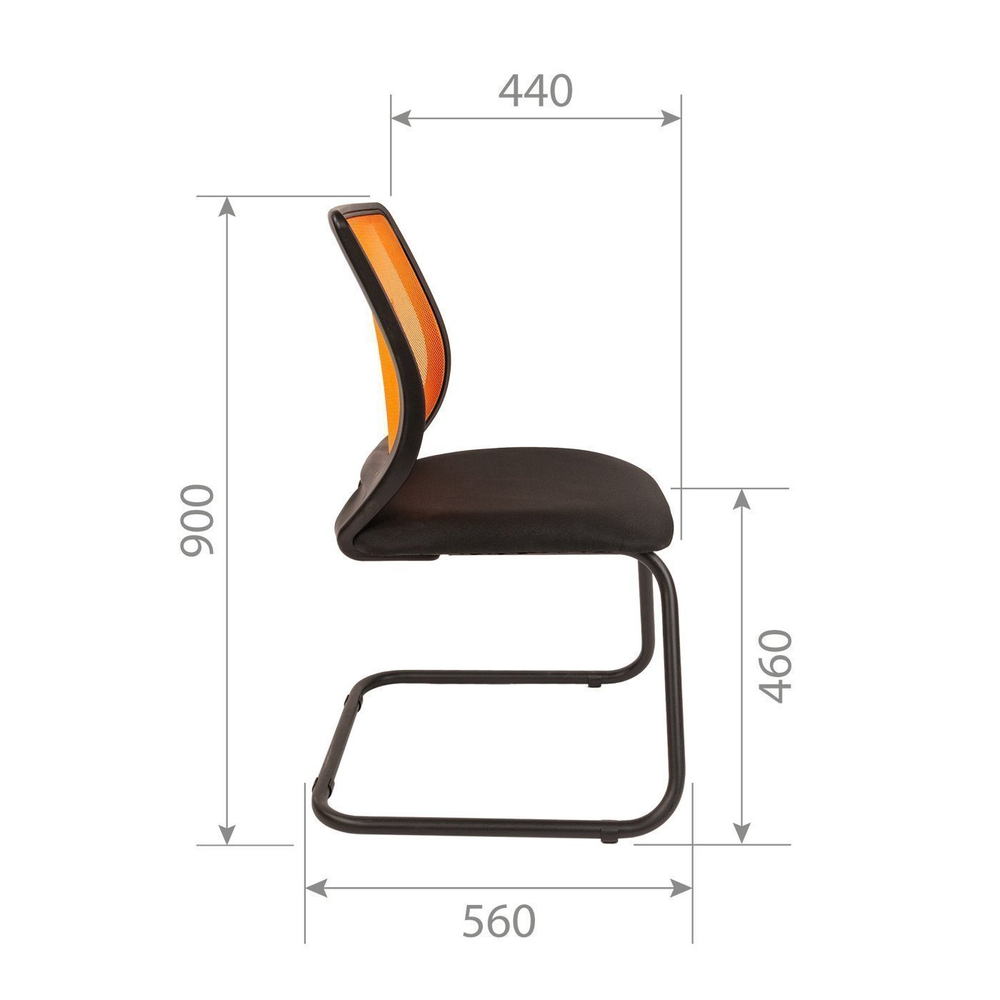 Кресло для конференций CHAIRMAN 699V, ткань стандарт/сетчатый акрил