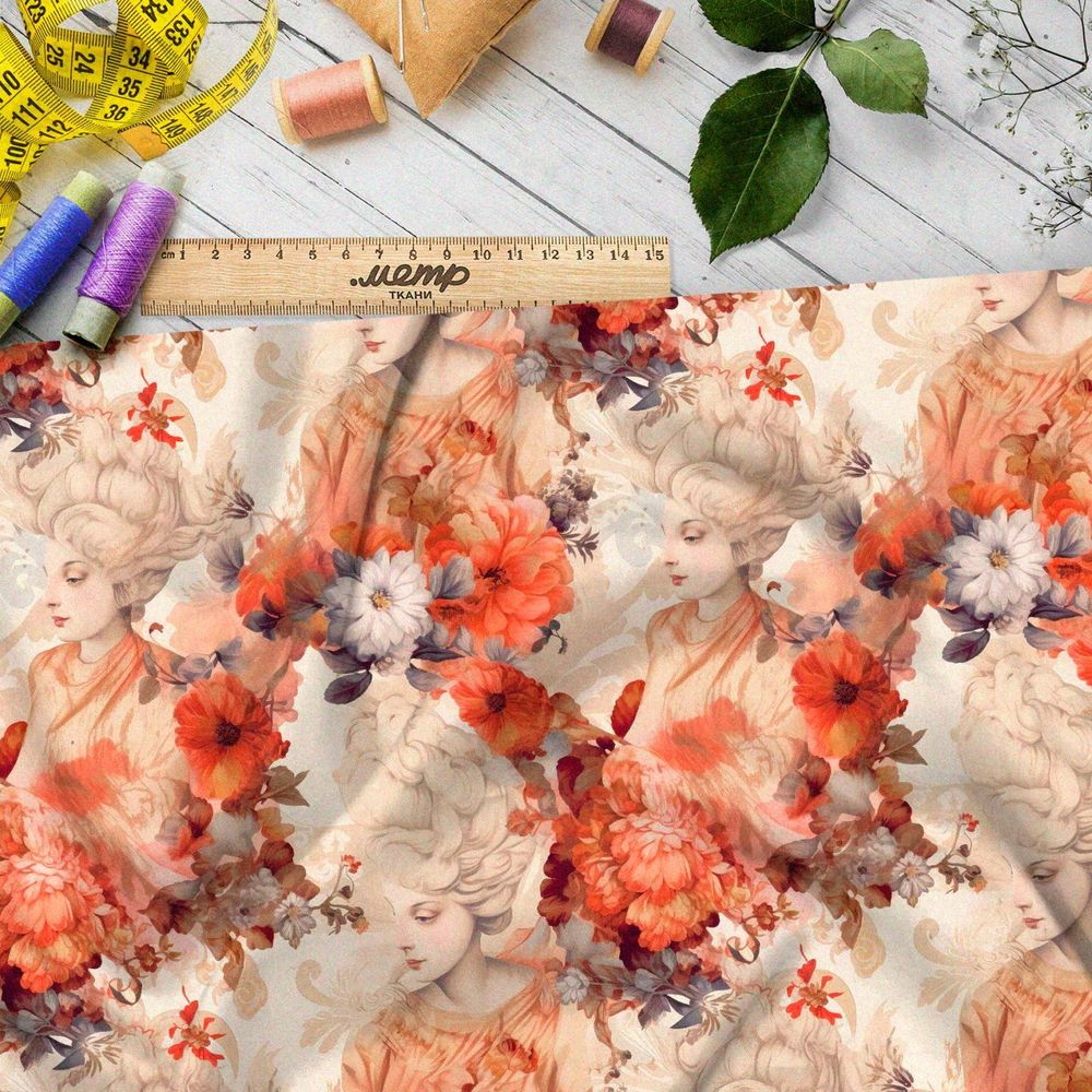 Ткань премиум интерлок магическая тайна