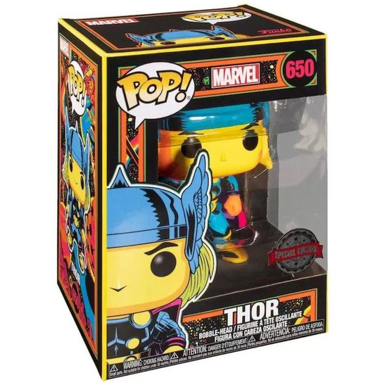 Фигурка Funko POP! Bobble: Marvel: Black Light: Thor (Exc) 48847