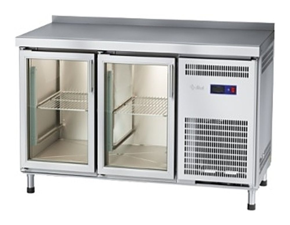 Стол холодильный Abat СХС-70-01 (2 двери-стекло, борт)