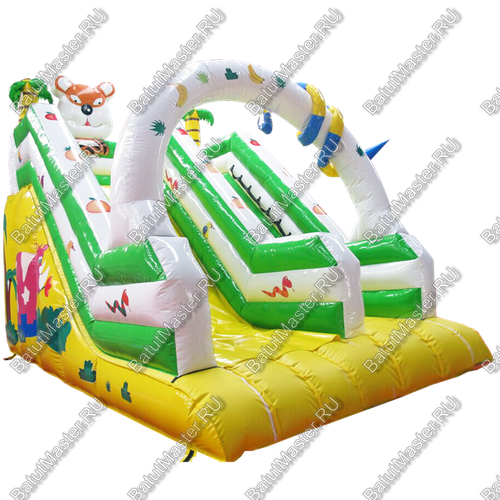 Батут-горка "В гостях у Тигра" 6*4*5.5 м