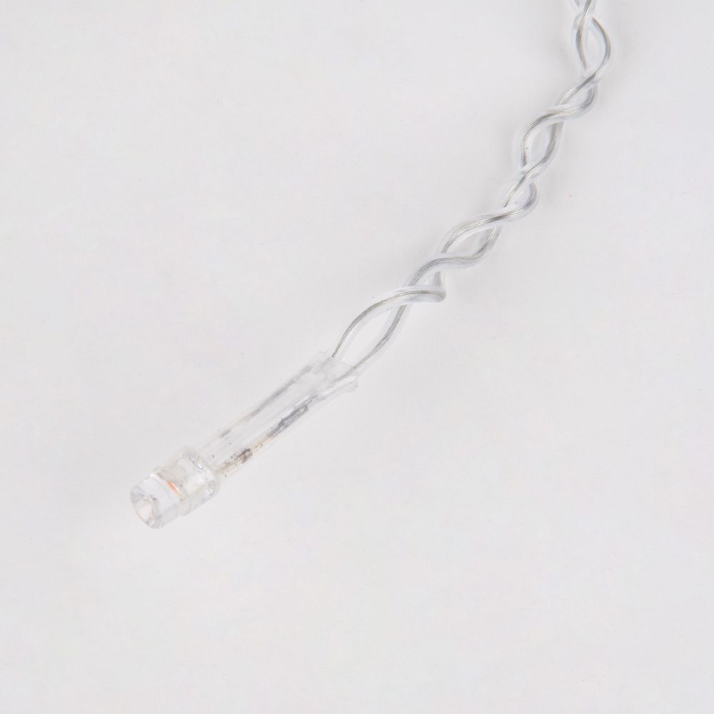 ULD-B2005-048-DTA PINK IP20 Бахрома светодиодная. 2м. 48 светодиодов. Розовый свет. Провод прозрачный. ТМ Uniel