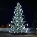 светодиодная игрушка на елку «Кристалл»