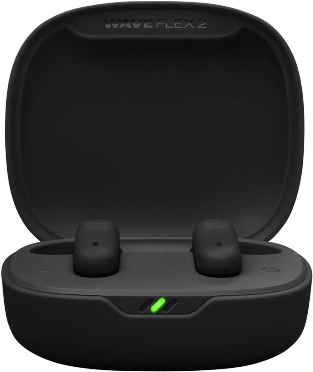 Наушники JBL Wave Flex 2, Bluetooth, вкладыши, черный [jblwflex2blk]