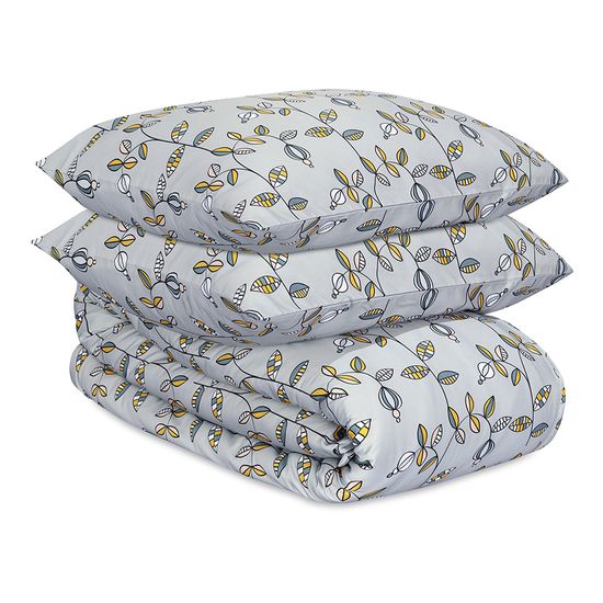 Комплект постельного белья "Ягоды тайги" из премиального сатина из коллекции russian north, 200х220 см