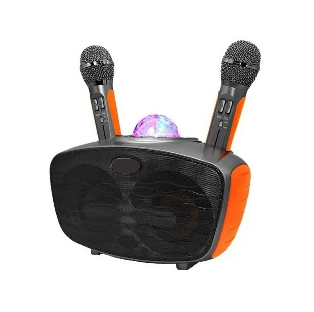 Беспроводная колонка Wireless SD315 караоке 2 микроф. (20W)