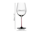 Бокал для красного вина Bordeaux Grand Cru 860 мл Sommeliers Black Series Riedel