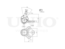 Опора шаровая передняя нижняя UNIO SSP-20089