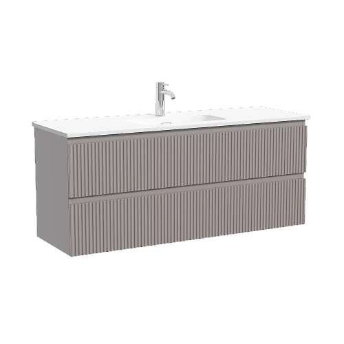 Тумба с раковиной Sancos Snob R SNR120/39SM/CN7028 Doha Soft